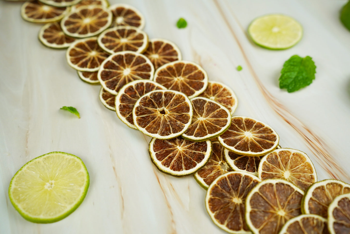 Dehydrated Lime Wheels