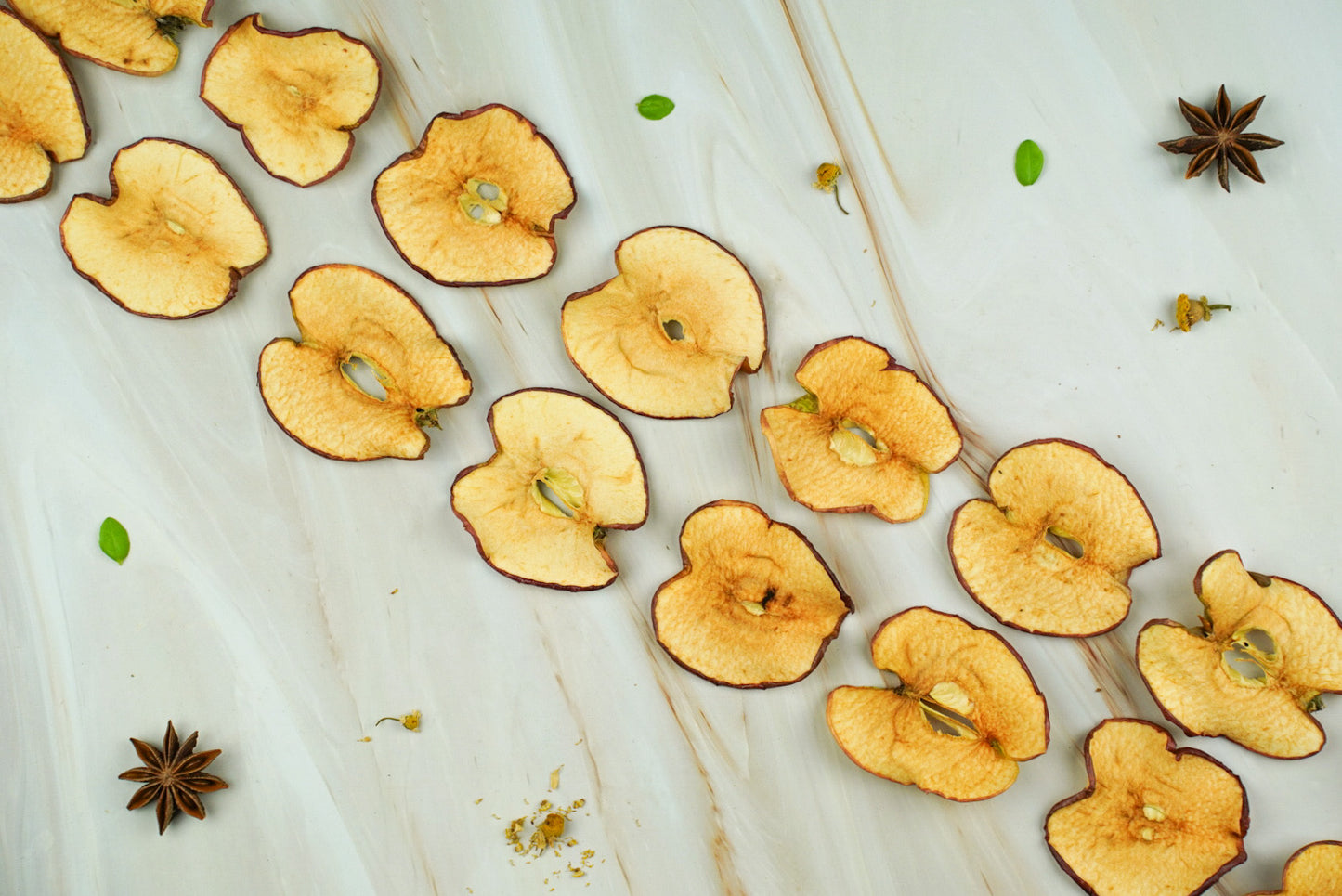 Dehydrated Apple Wheels