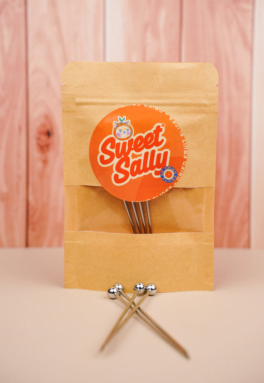 Silver Cocktail Picks - Set of 4